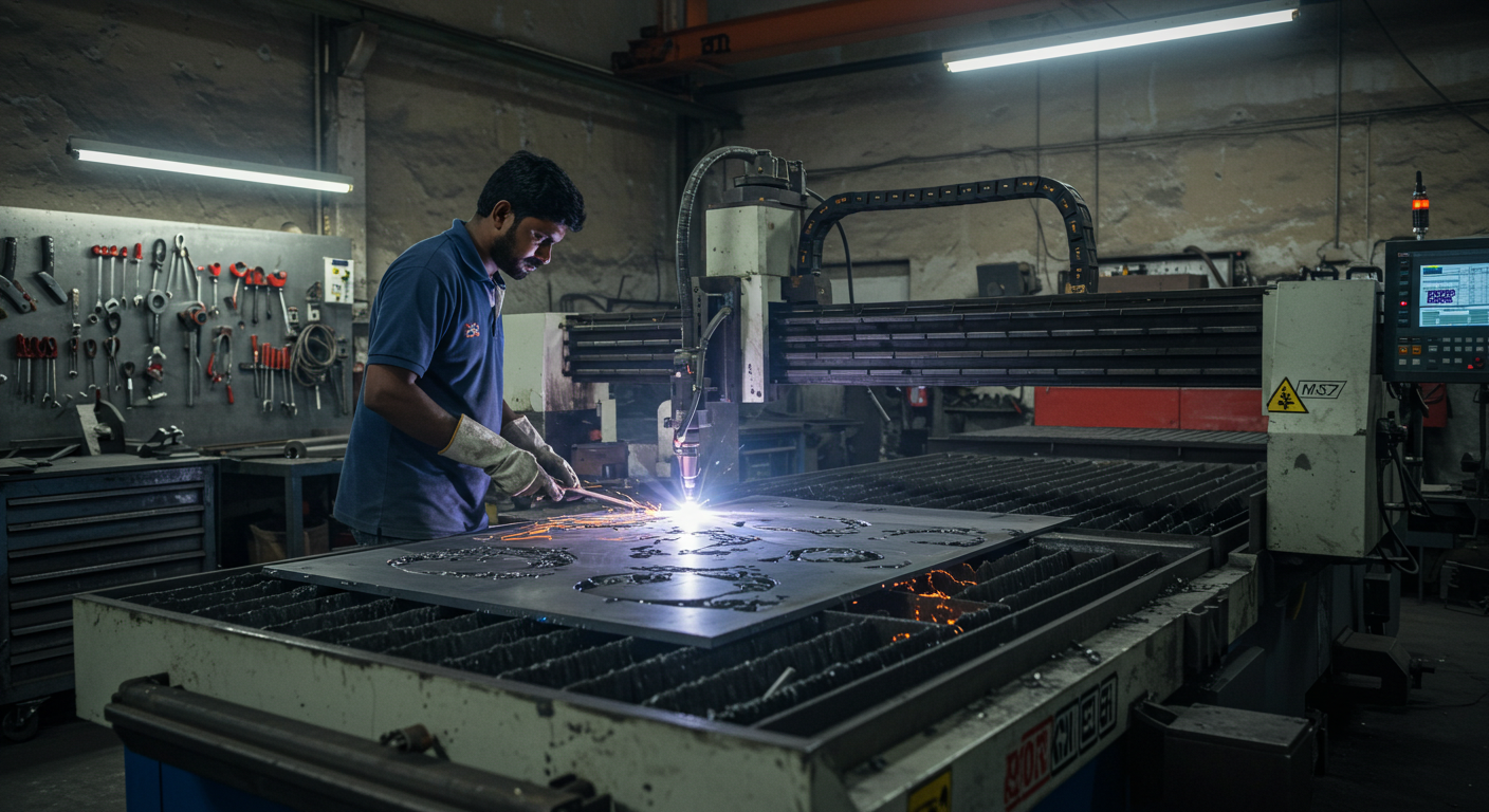 Les travaux de métallurgie