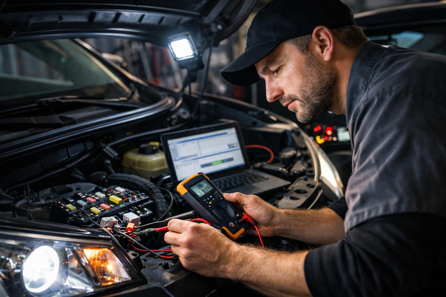 Dépannage éclairage et électronique embarquée