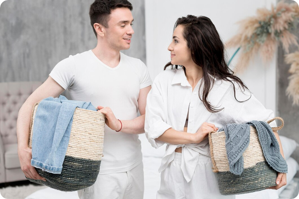 Linge de maison en lin lavé